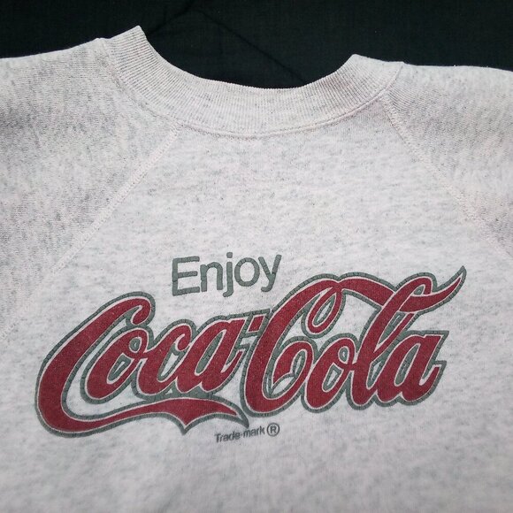 Vintage Enjoy Coca-Cola Crewneck Sweatshirt - Picture 1 of 5